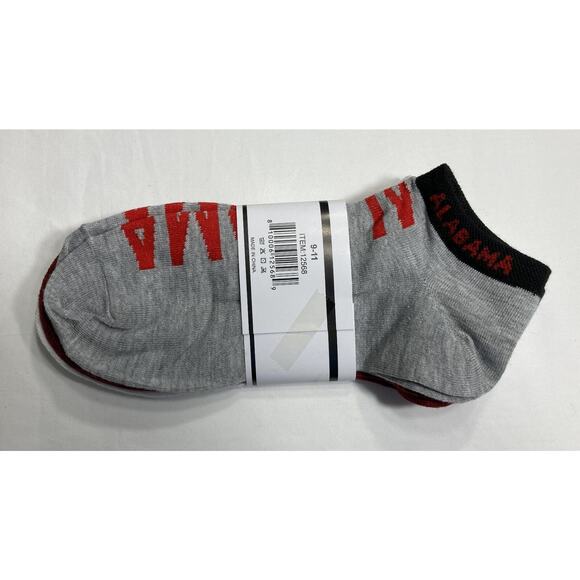 Alabama Crimson Tide Socks Ankle Women's size: 9 to 11 2 packs of 3, NCAA - Picture 7 of 7